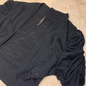 Cropped Short Sleeve Cardigan